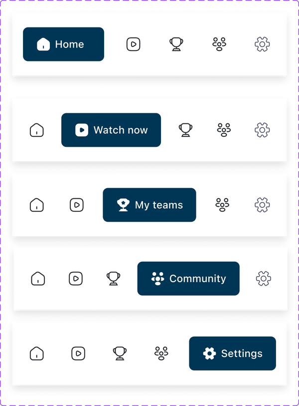 Navigation exploration mockup version two
