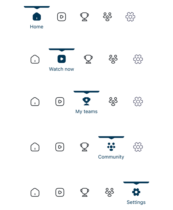 Final navigation system mockup