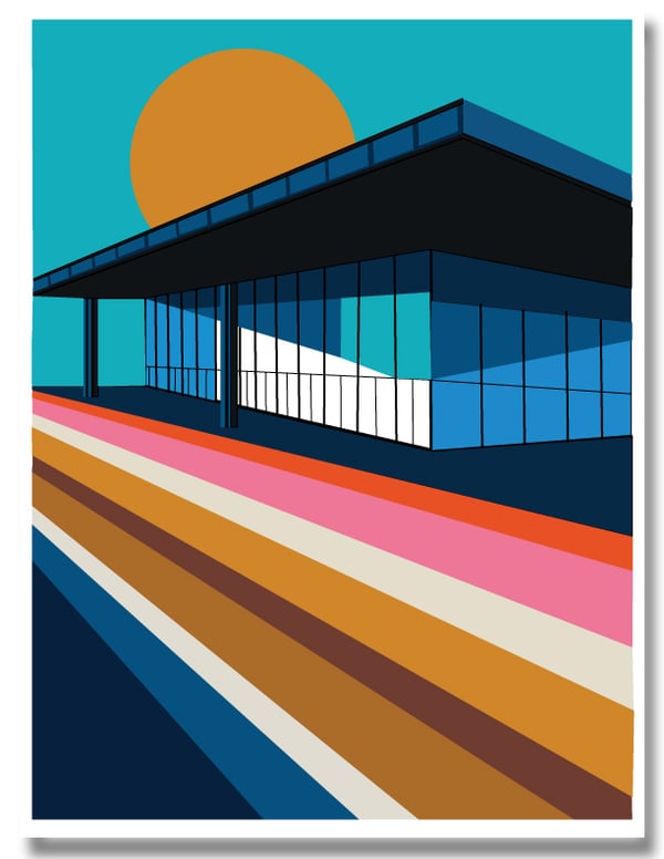 Editorial illustration titled State of the Art.